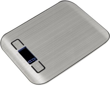 Digitale Küchenwaage "CT KW-5", 0-5kg, ±1g, 18x14x2cm