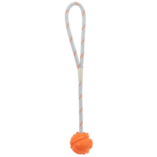 Trixie Naturgummiball am Band, schwimmend - 4,5 cm Trixie Naturgummiball am Band, schwimmend - 4,5 cm