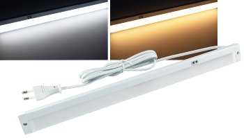 LED Unterbauleuchte "Delgada 380 CCT", 230V, 38cm, IR-Sensor, 3000k - 6500k