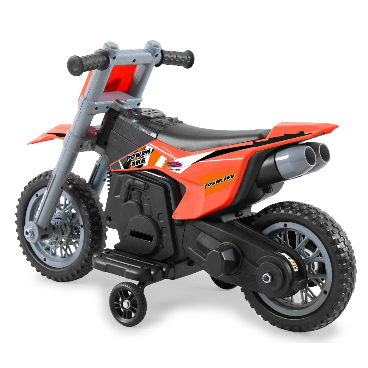 Kinderfahrzeug Motorrad Power Bike orange