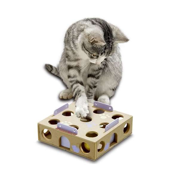 Karlie Smart Cat Activity Box mit Rasselball Karlie Smart Cat Activity Box mit Rasselball