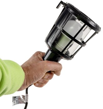 REV Handleuchte / Arbeitsleuchte, für E27, 5m Kabel, ohne Leuchtmittel