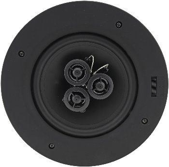 Einbaulautsprecher "CTE-30W ", 2-Wege / 80W, 8Ohm, 234x67mm, Rund, weiß