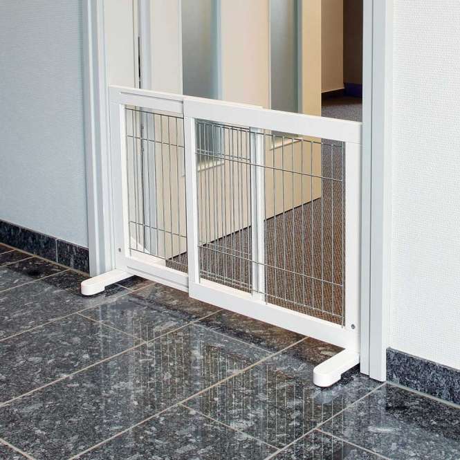 Trixie Hunde-Absperrgitter aus Holz, ausziehbar Trixie Hunde-Absperrgitter aus Holz, ausziehbar