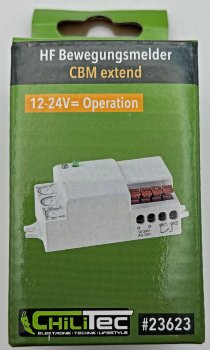 HF Bewegungsmelder "CBM extend" 12-24V, 180/360°, zur Nachrüstung in Leuchten