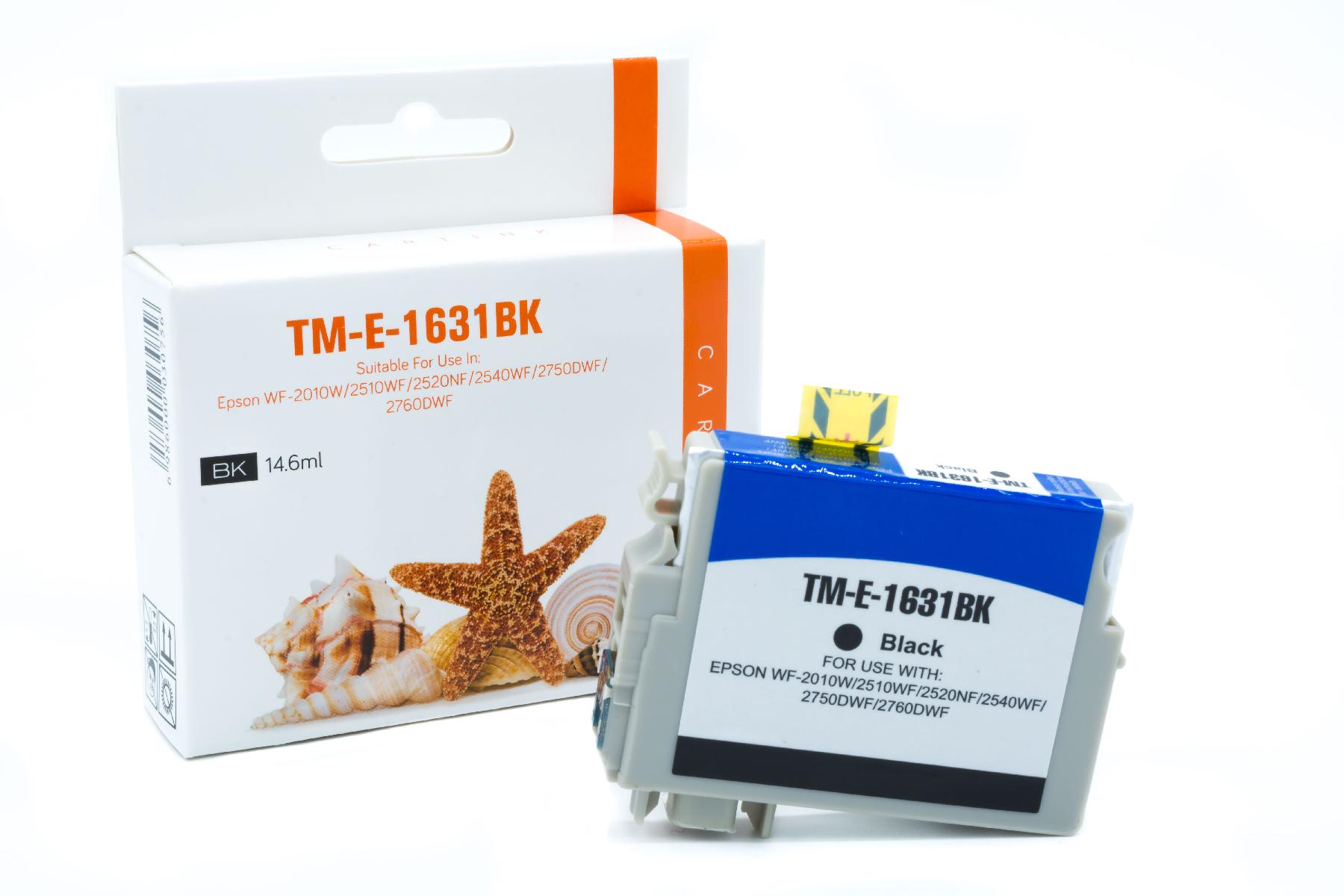 T1631XL alternativ Seestern Tinte schwarz / C13T16314010 / 14,6ml T1631XL alternativ Seestern Tinte schwarz / C13T16314010 / 14,6ml
