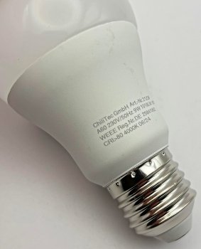 LED Glühlampe E27 "G70 AGL" weiß, 4000k, 1018lm, 230V/9W, 160°