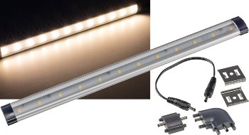 LED Unterbauleuchte "CT-FL30" 30cm, 271lm, 3 Watt, 3000K / warmweiß LED Unterbauleuchte "CT-FL30" 30cm, 271lm, 3 Watt, 3000K / warmweiß