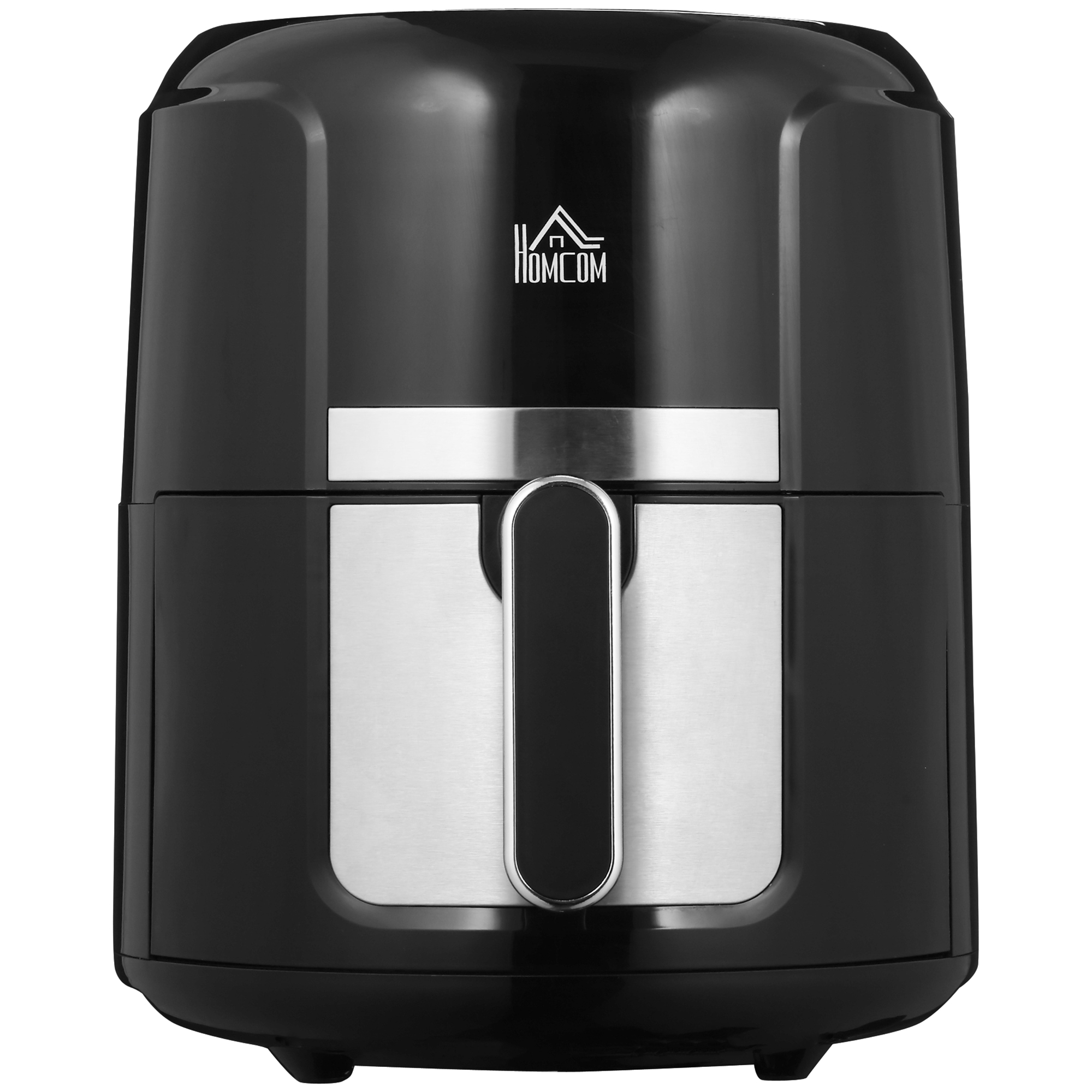 Heißluftfritteuse 4L, 12 Programme, 80-200° C Temperatur, Antihaftbeschichtung, Schwarz Heißluftfritteuse 4L, 12 Programme, 80-200° C Temperatur, Antihaftbeschichtung, Schwarz