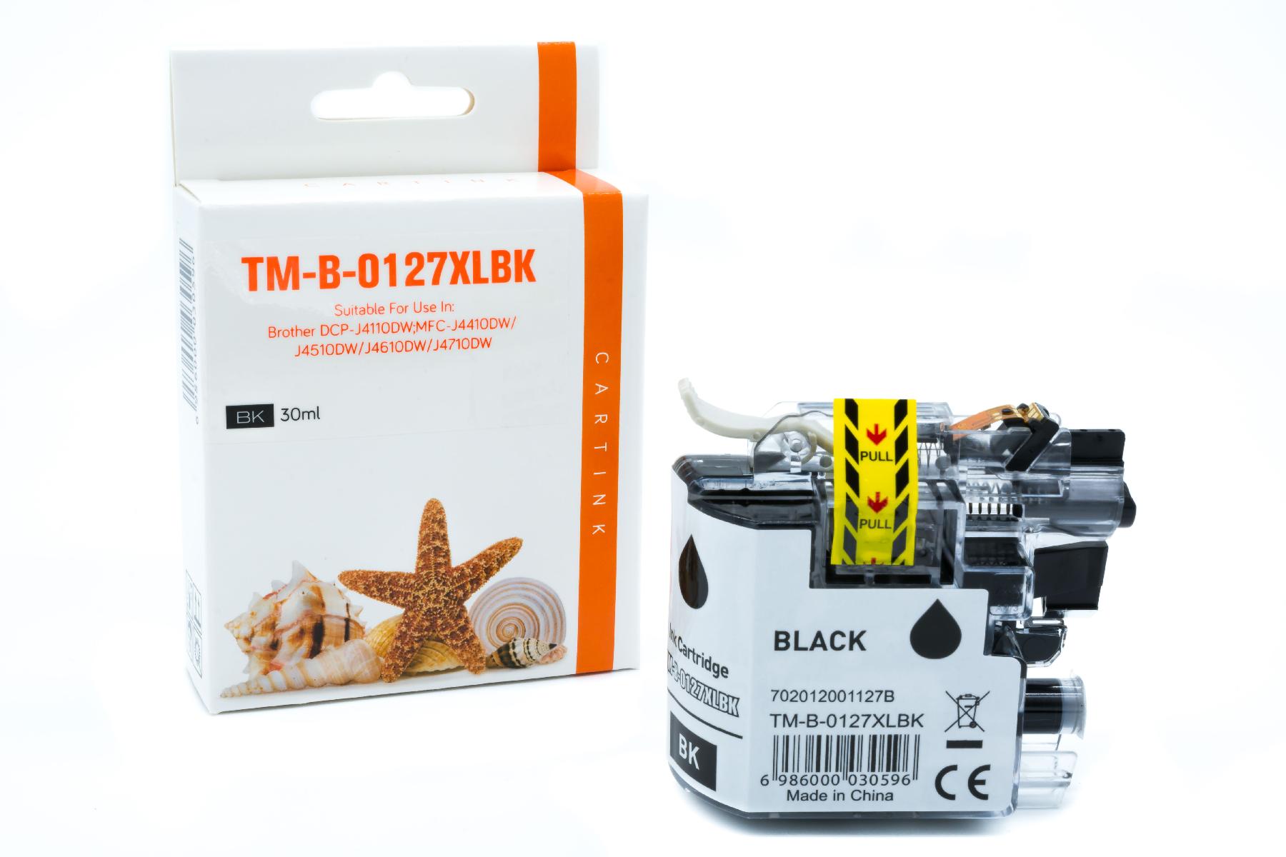 LC127XLBK alternativ Seestern Tinte black für Brother / LC127XLBK / 30ml