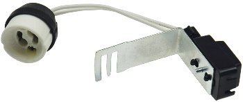 GU10 Lampenfassung mit Zugentlastung, Keramik Fassung mit 10cm Kabel GU10 Lampenfassung mit Zugentlastung, Keramik Fassung mit 10cm Kabel