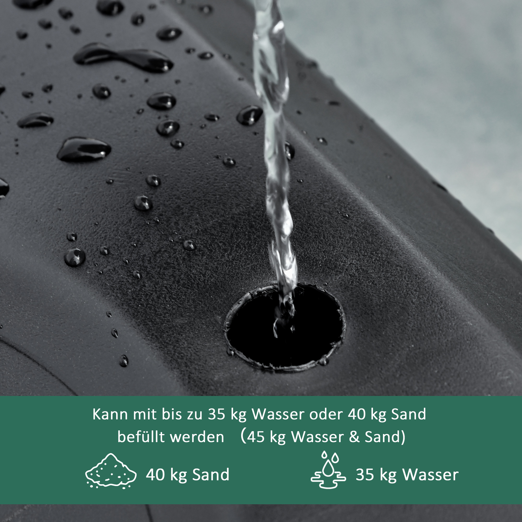 Basketballständer mit Rollen 83x55cm Rückwand, Mobiler Basketballkorb mit Ständer, verstellbare Korbhöhe 156 bis 210 cm, Basketballanlage für Kinder Jugendliche, fürs Außenbereich