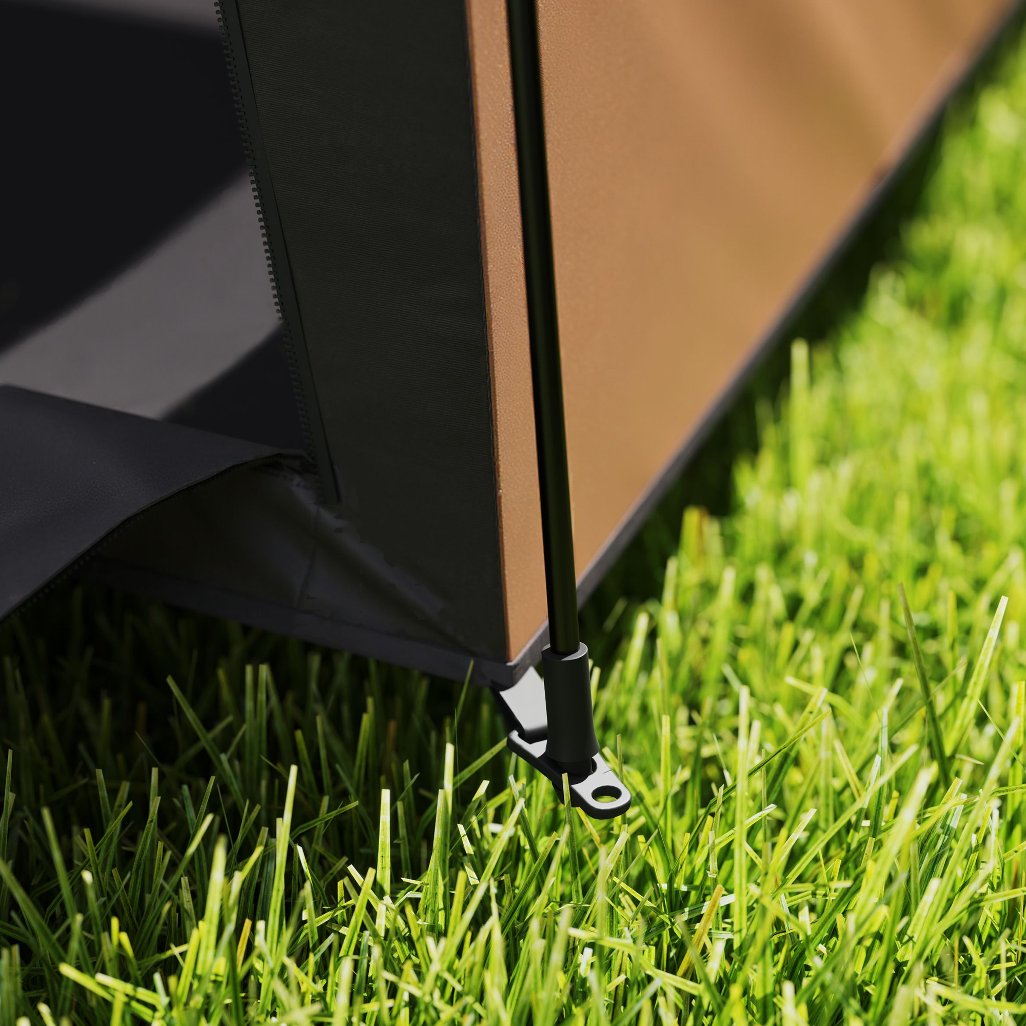 Haustierzelt, Hundezelt, klappbar, wetterbeständig, Hundehütte, für große Hunde, Dunkelbraun