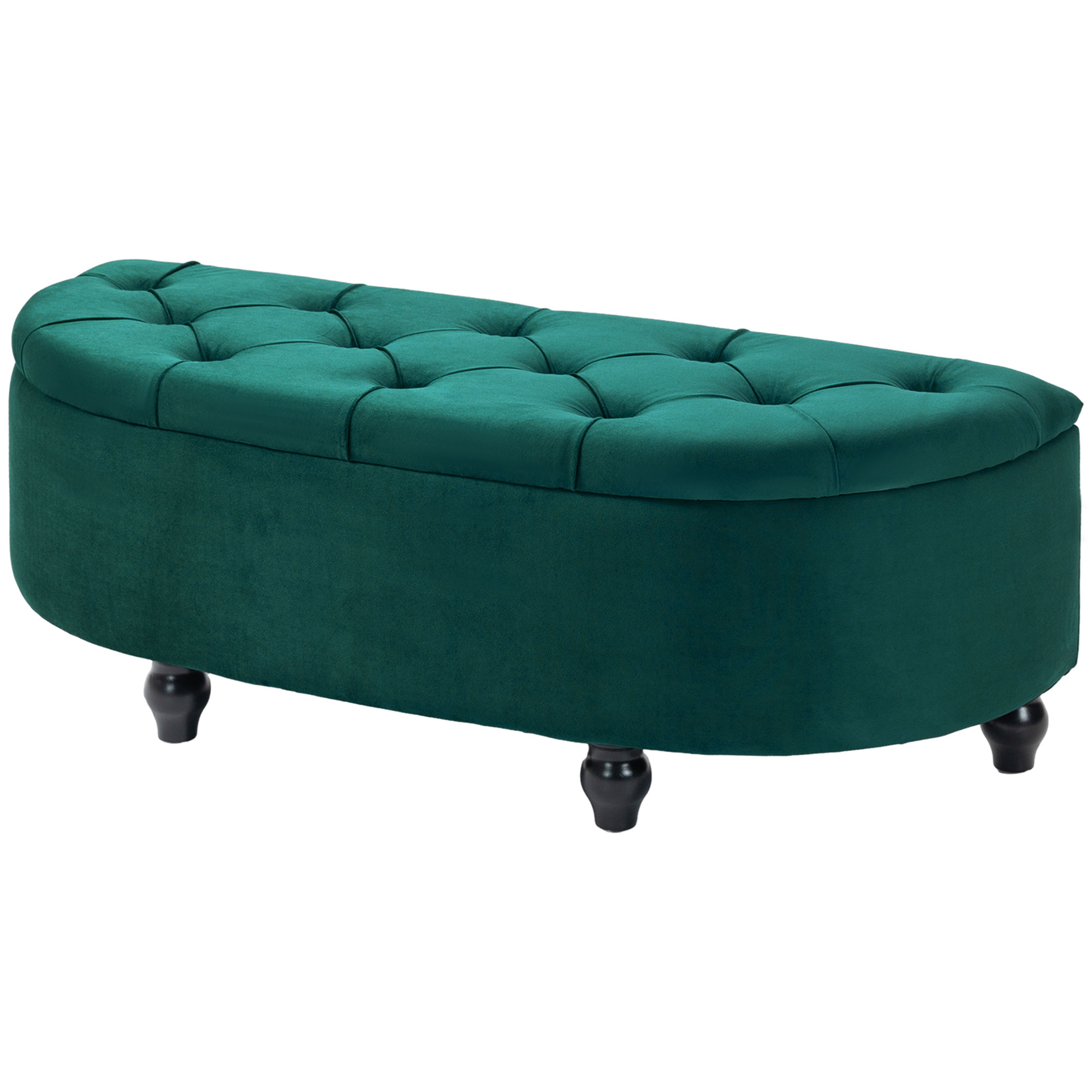 Hocker mit Stauraum, Sitztruhe, gepolstert, soft-close Deckel, Samtoptik, 120 x 46 x 42 cm, Dunkelgrau Hocker mit Stauraum, Sitztruhe, gepolstert, soft-close Deckel, Samtoptik, 120 x 46 x 42 cm, Dunkelgrau
