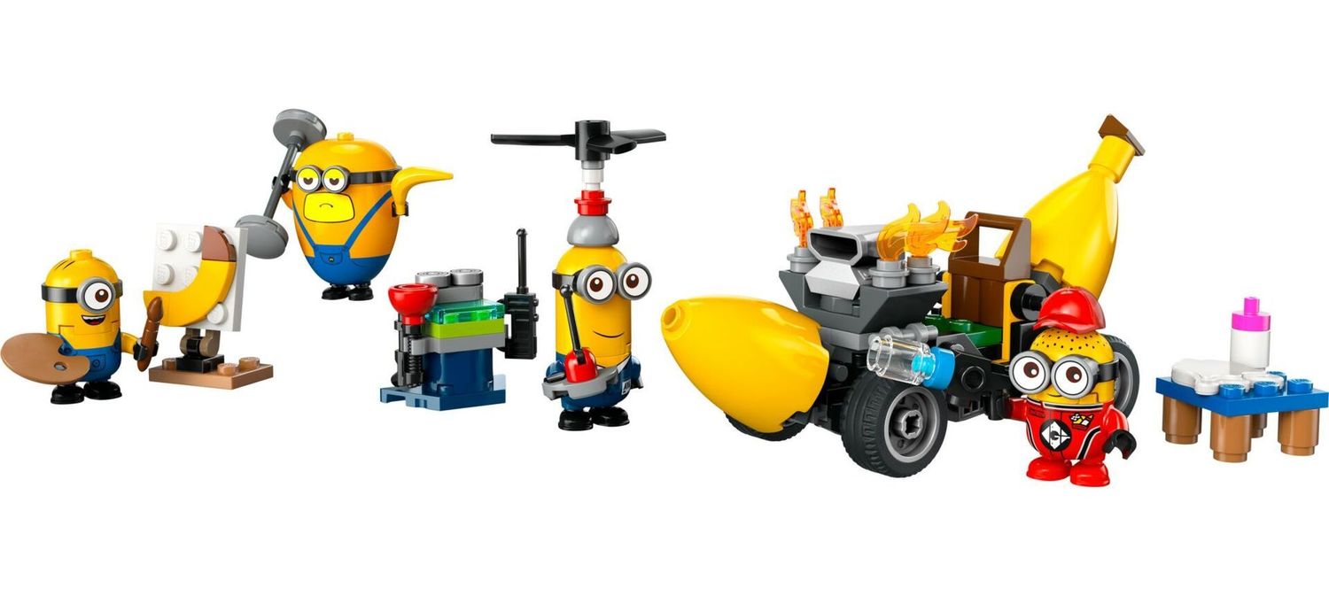 LEGO® 75580 - Minions Despicable 4 - Minions und das Bananen Auto (136 Teile)