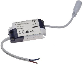 LED Licht-Panel "QCP-12R", Ø 12cm, 230V, 6W, 503 Lumen, 2900K / warmweiß
