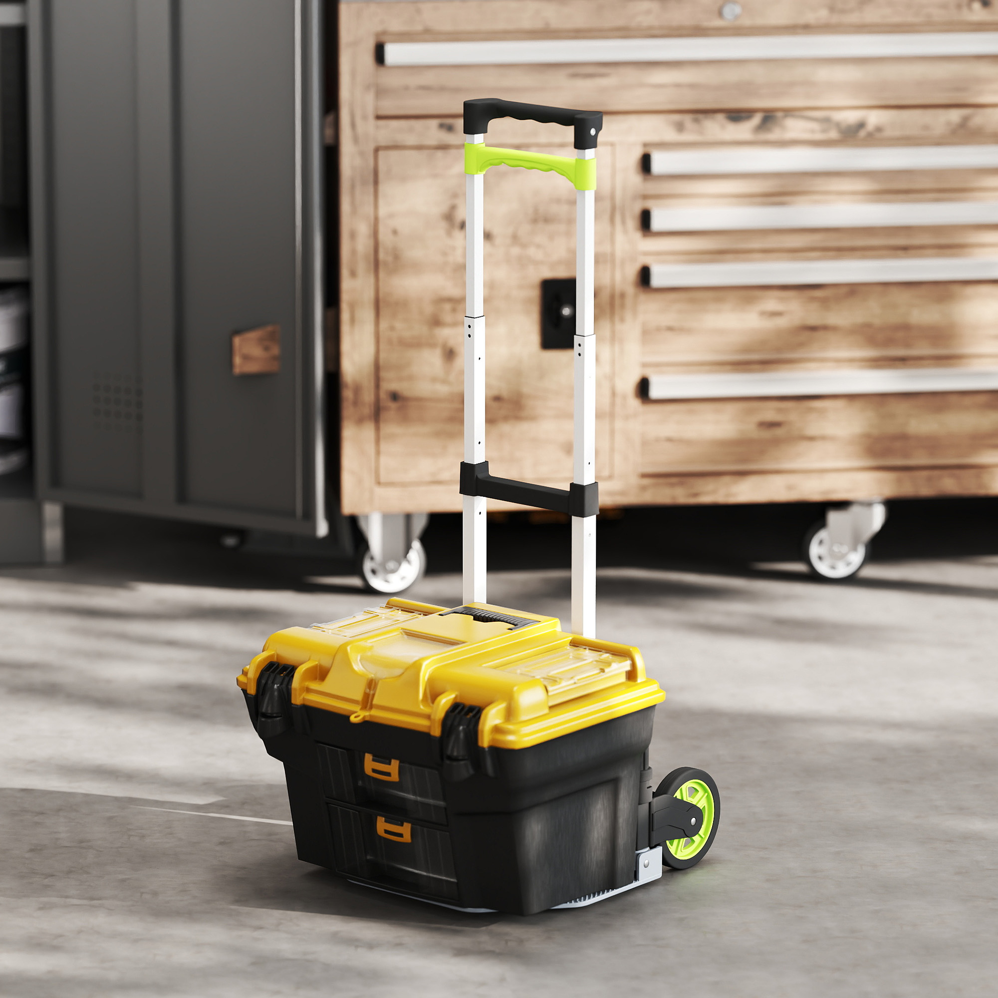 Sackkarre klappbar Aluminium Transportkarre mit Teleskopgriff Höhenverstellbar 100 cm