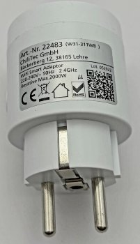 MILOS WiFi AP Funk-Steckdose, Android + iOS- App,Alexa/Google tauglich