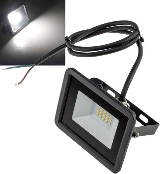 LED-Fluter SlimLine 11W, 12-24V=, IP65, 1012 Lumen, 4000K, neutralweiß LED-Fluter SlimLine 11W, 12-24V=, IP65, 1012 Lumen, 4000K, neutralweiß