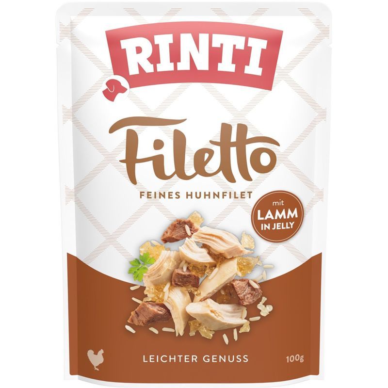 Rinti Filetto Jelly Huhn & Lamm 100g