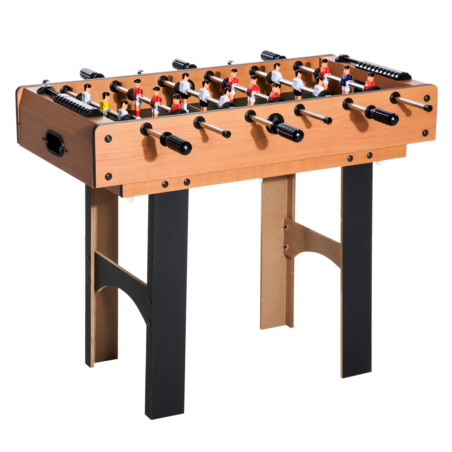 2-in-1 Tischkicker, Multispieltisch 4 in 1, kompakt, inkl, Spielaccessoires, 92 x 78 x 80 cm