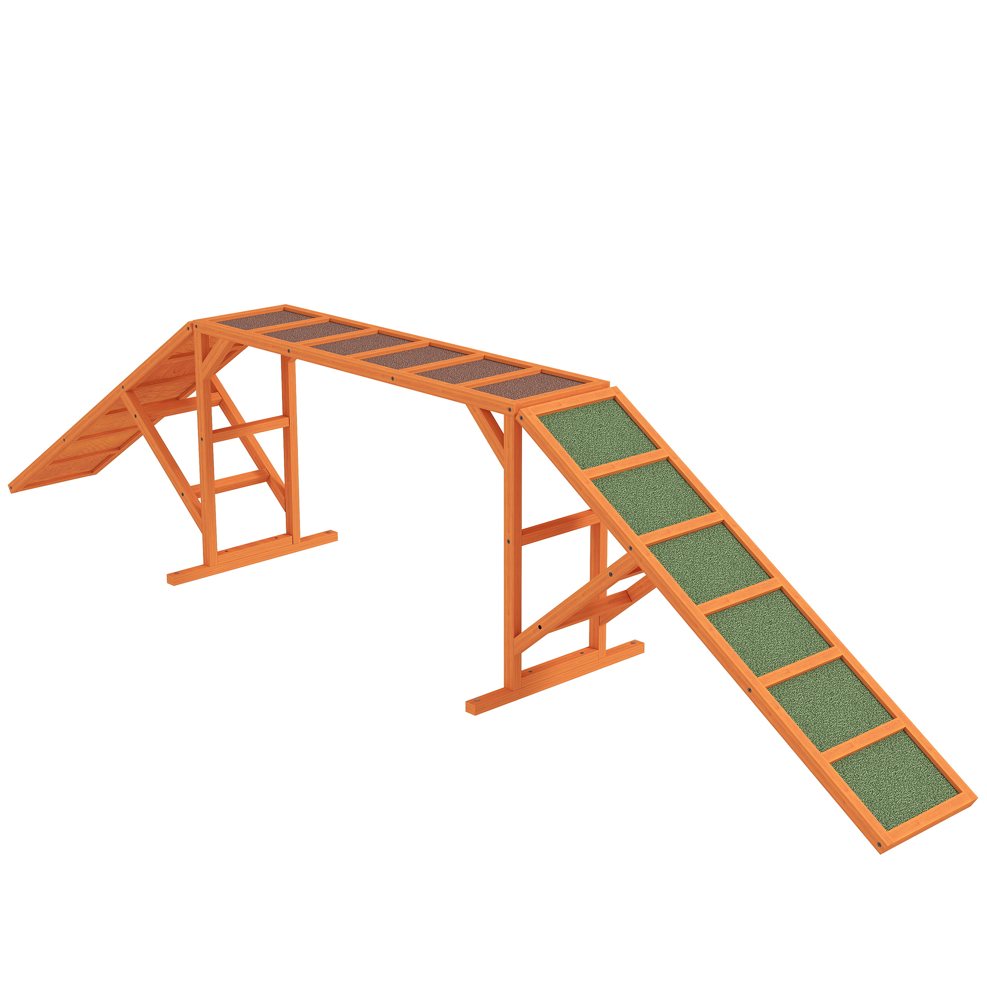 Agility Hunderampe, Parcours, rutschfest, wetterfest, Holz, 335 x 55 x 60 cm, Orange Agility Hunderampe, Parcours, rutschfest, wetterfest, Holz, 335 x 55 x 60 cm, Orange