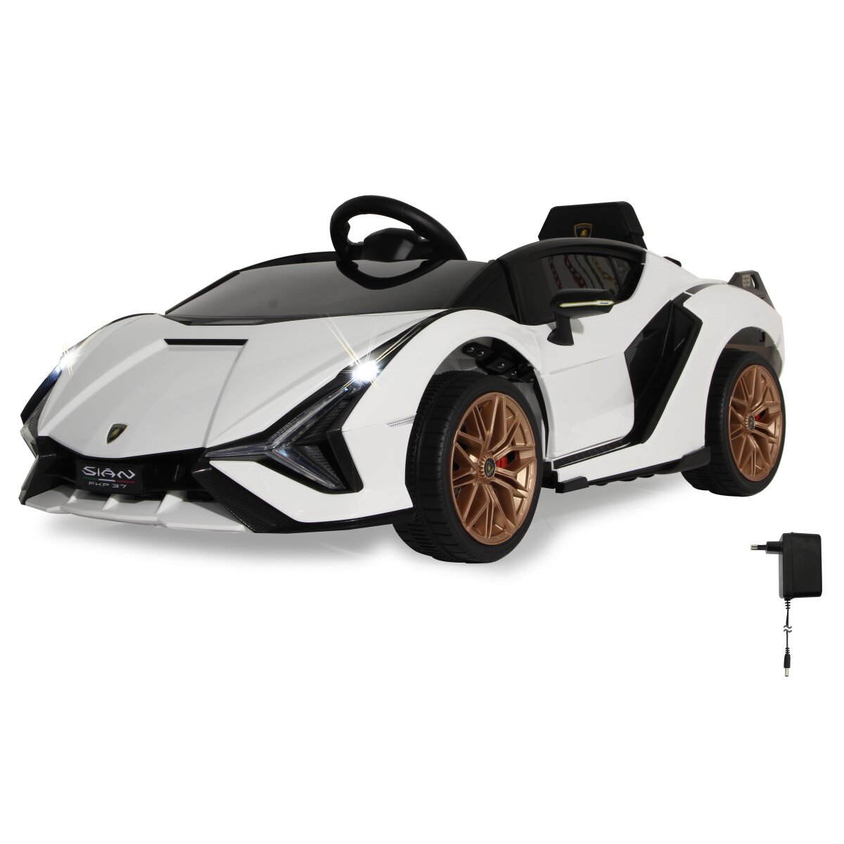 Kinderfahrzeug Lamborghini Sián FKP 37 weiß