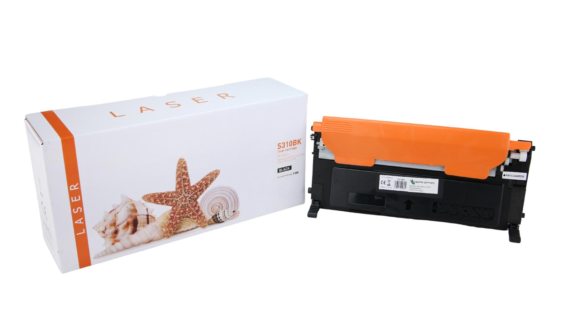 CLP310BK alternativ Toner black für Samsung / CLTK4092S / 1.500 Seiten