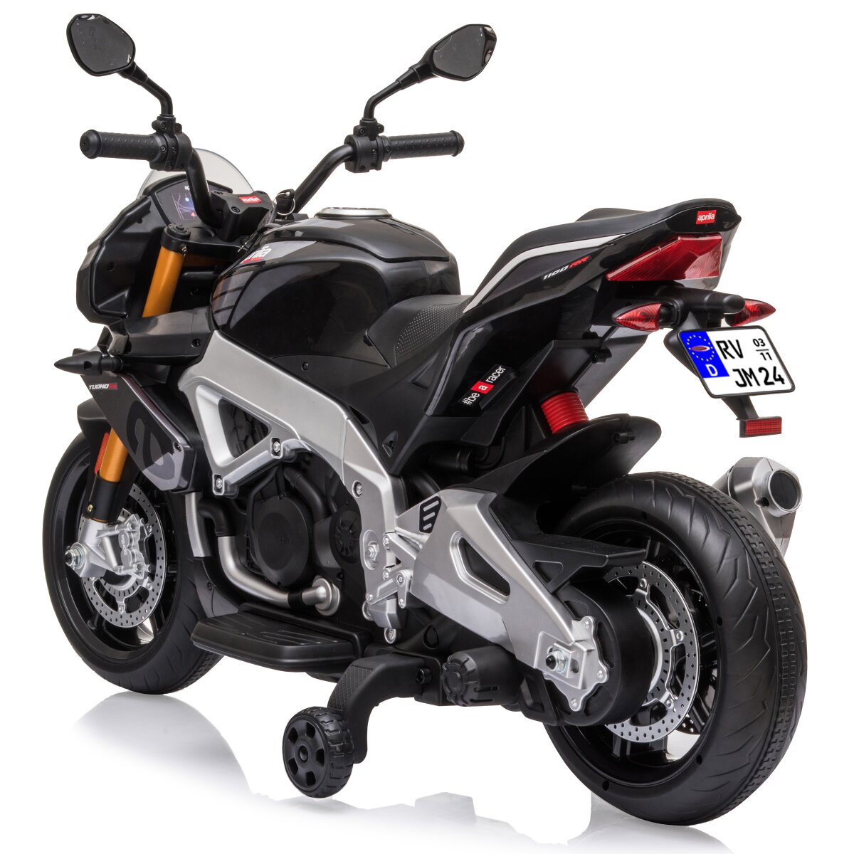 Kinderfahrzeug Aprilia Tuono V4 1100 RR schwarz