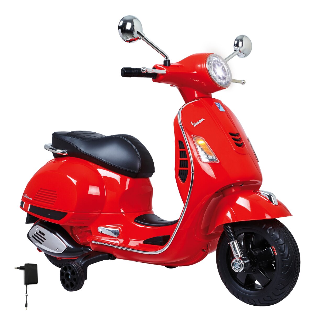 Kinderfahrzeug Vespa GTS 125 rot