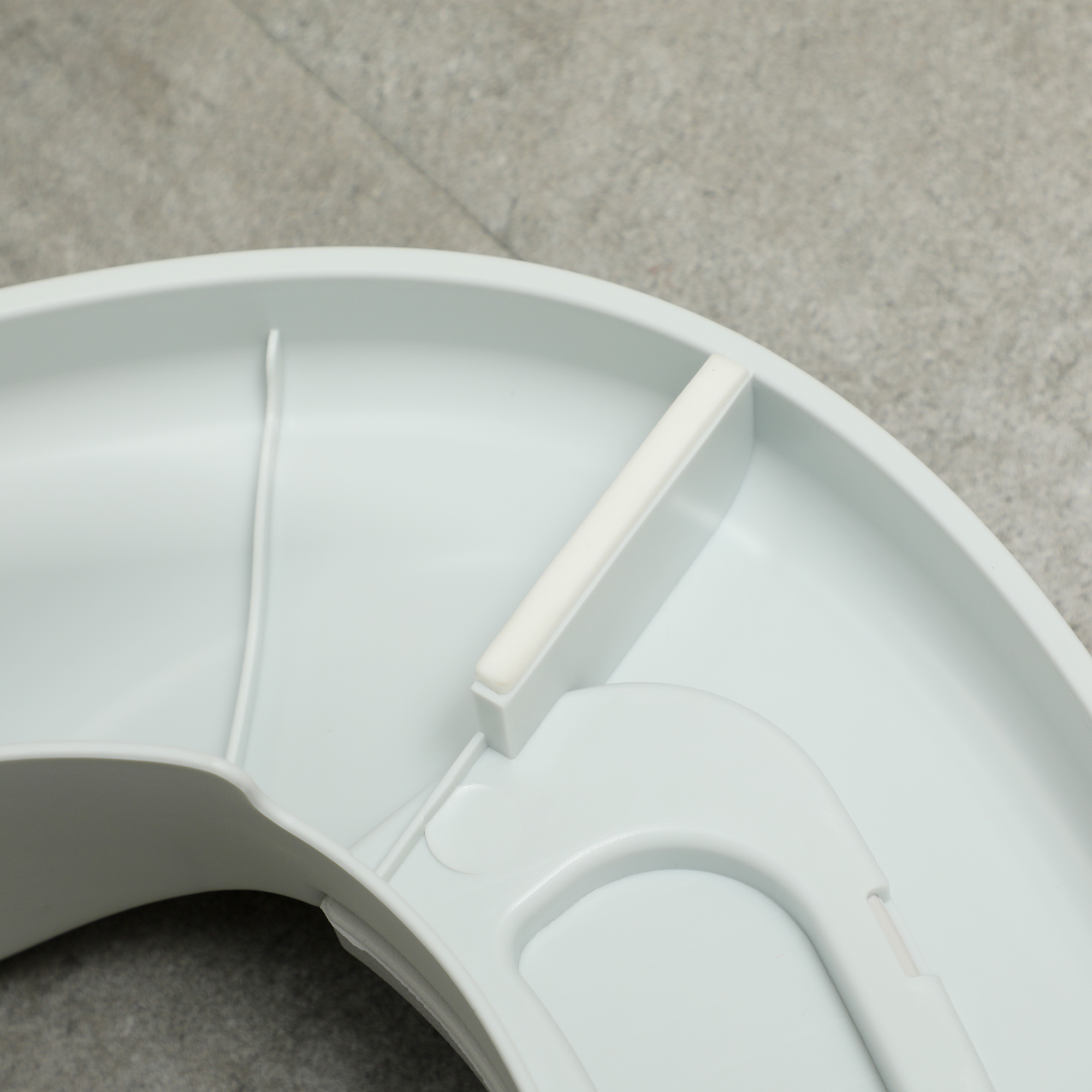 Kinder-Töpfchen, 3-in-1, abnehmbarer Aufsatz, Kunstleder-Sitzpolster, max. 50 kg, Grau