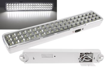 LED Notleuchte "CTNL-60 SMD" 365x70x37mm, Lithium Akku 3,7V/2200mAh, nur 4W LED Notleuchte "CTNL-60 SMD" 365x70x37mm, Lithium Akku 3,7V/2200mAh, nur 4W