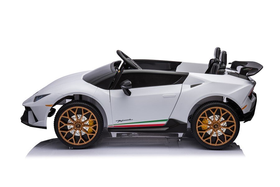Kinderfahrzeug Lamborghini Huracan Spider 2 Sitzer - weiß Kinderfahrzeug Lamborghini Huracan Spider 2 Sitzer - weiß