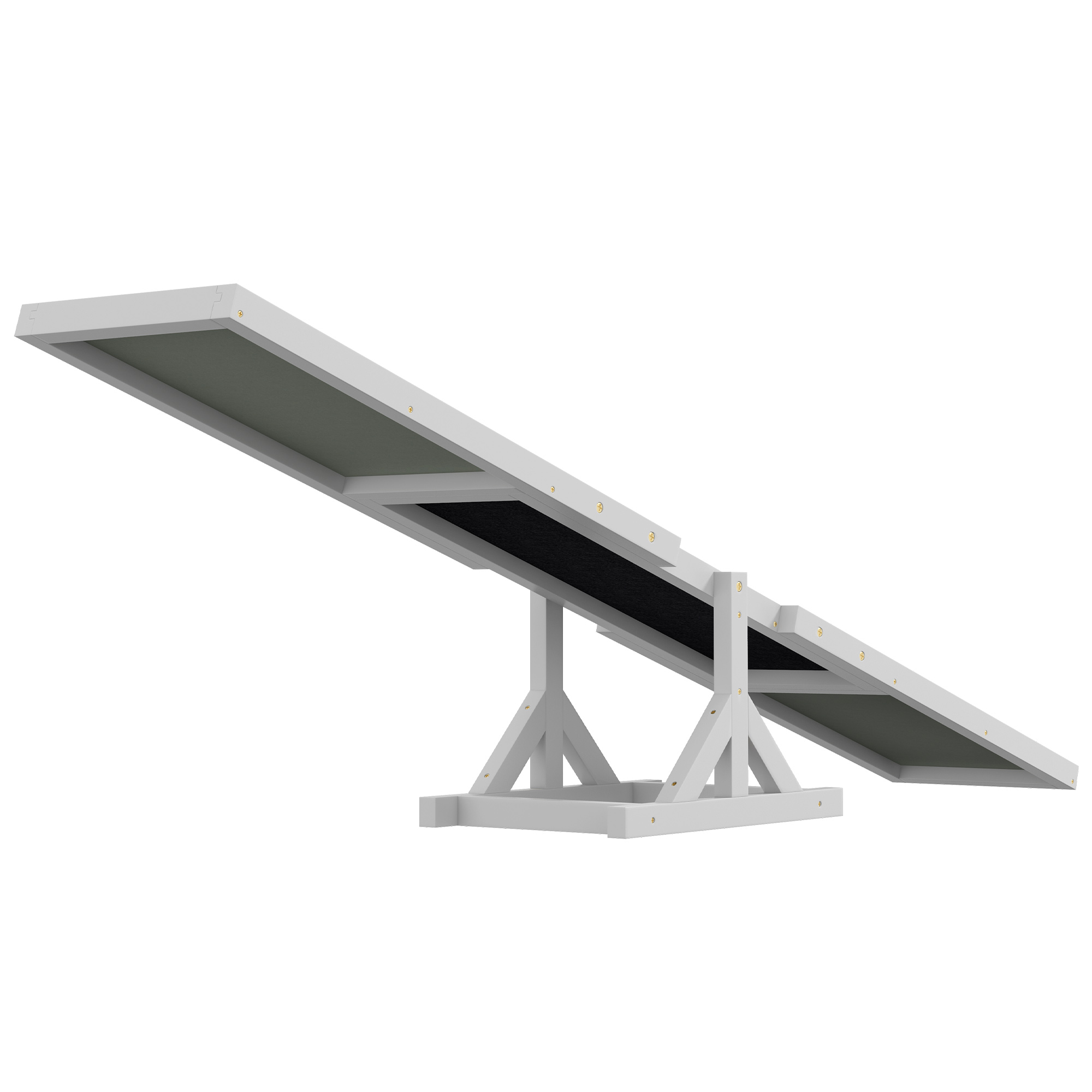 Hundewippe für Agility Training, rutschfest, bis 50 kg belastbar, 180 x 30 x 30 cm