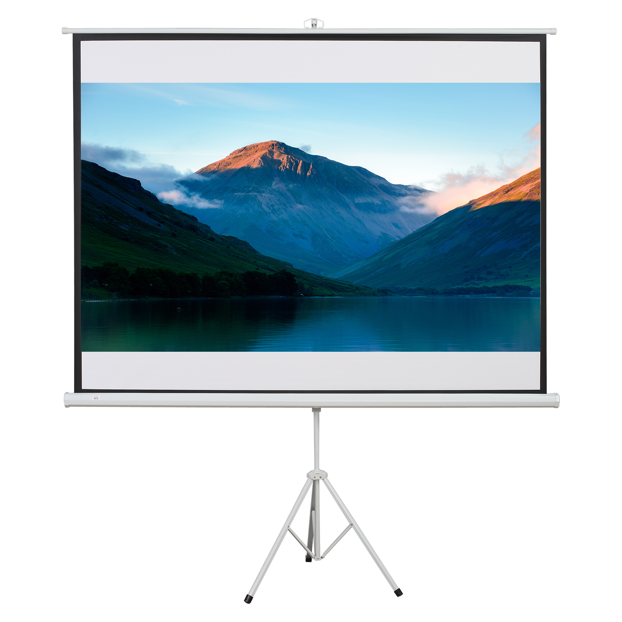 Projektionsleinwand im 4:3-Format, Kinoleinwand, Präsentationsfläche für Zuhause oder Büro, Weiß Projektionsleinwand im 4:3-Format, Kinoleinwand, Präsentationsfläche für Zuhause oder Büro, Weiß