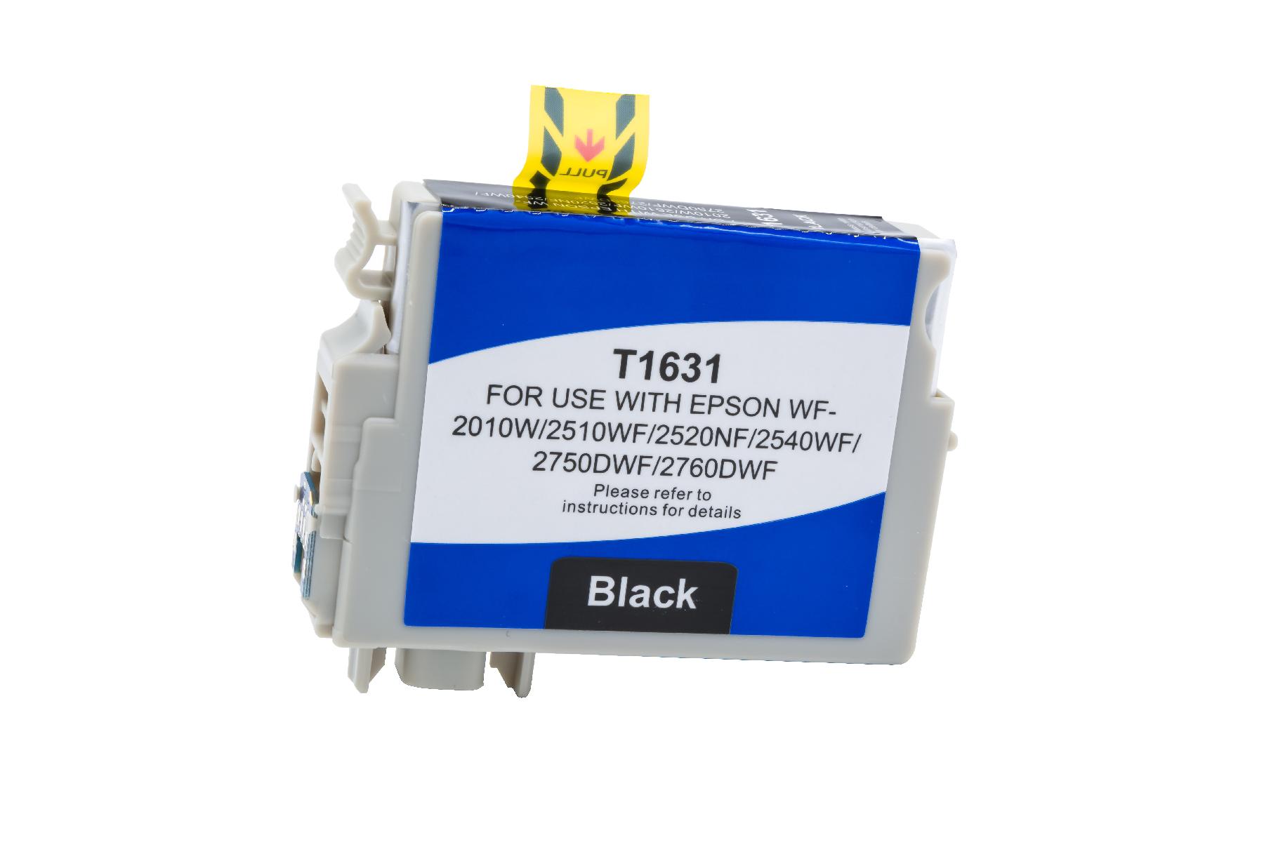 T1631 alternativ Tinte schwarz für Epson / C13T16314010 / 12,9ml T1631 alternativ Tinte schwarz für Epson / C13T16314010 / 12,9ml