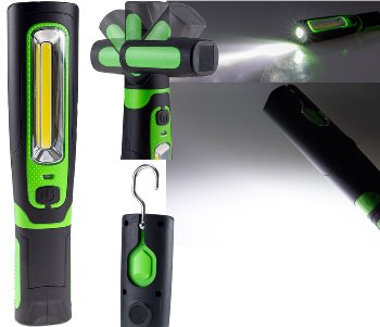LED Stableuchte mit Akku "FlexiLED 300", LiIon Akku, Magnethalter, 3W, 270lm,IP44 LED Stableuchte mit Akku "FlexiLED 300", LiIon Akku, Magnethalter, 3W, 270lm,IP44