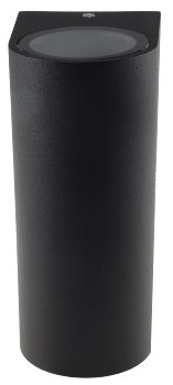 Außen-Wandleuchte "CTW-2", für 2x GU10, IP44, Gehäuse schwarz