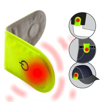 Sicherheitslicht mit Magnet-Verschluss, Rot blinkende LED