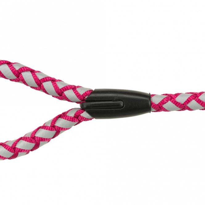Trixie Cavo Reflect Leine - 1 m - Fuchsia / S-M