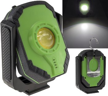 LED Akku-Arbeitsleuchte "CAL COB 500", LiIon Akku, Magnethalter, 15W, 1000lm LED Akku-Arbeitsleuchte "CAL COB 500", LiIon Akku, Magnethalter, 15W, 1000lm
