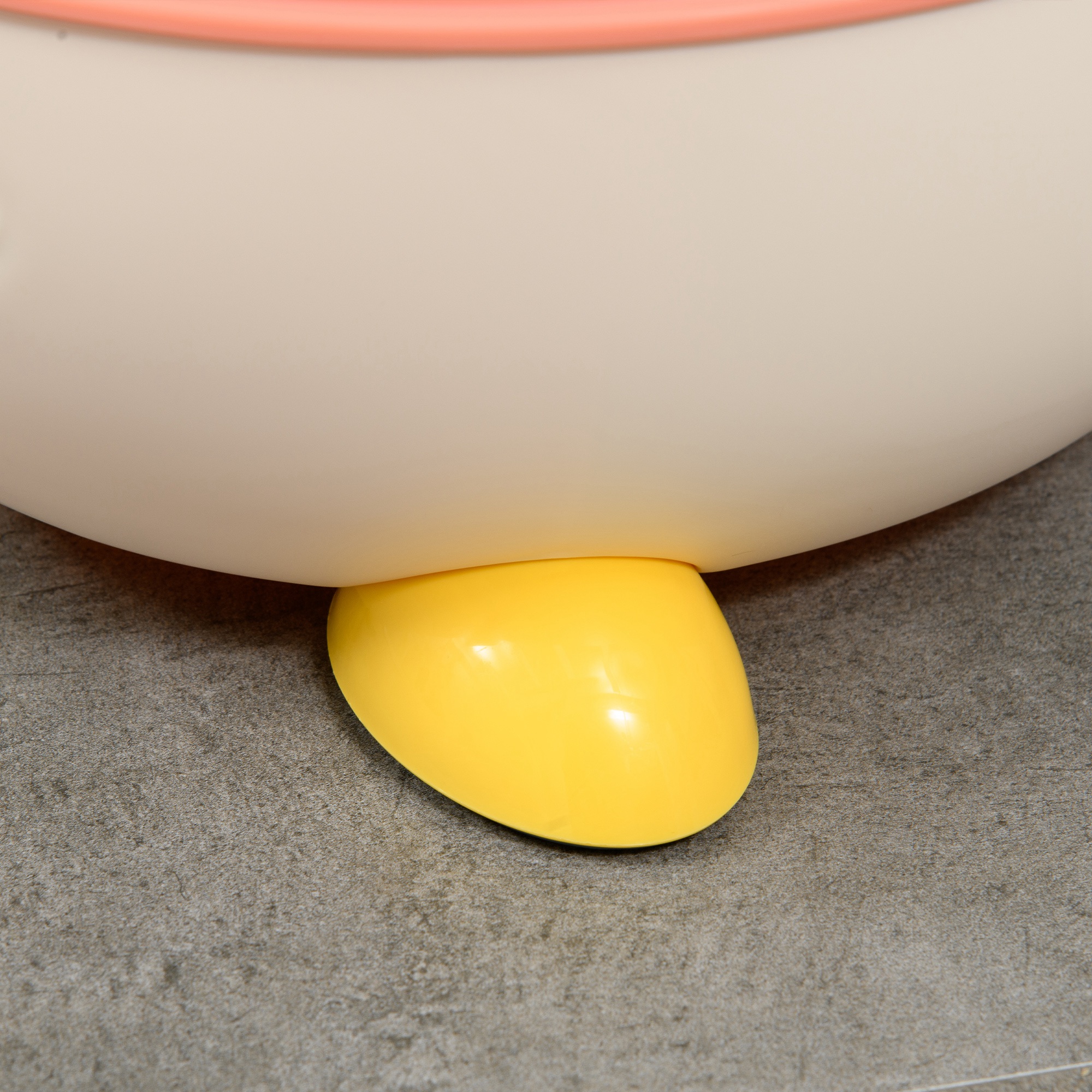 Töpfchen für Kinder 0,5 bis 3 Jahre, rutschfest, Innentopf, Spritzschutz, Fuchs-Design, 34,5 x 35 x 23 cm