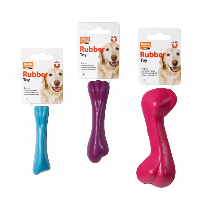Karlie Flamingo Vollgummi-Knochen - 10 cm Karlie Flamingo Vollgummi-Knochen - 14 cm