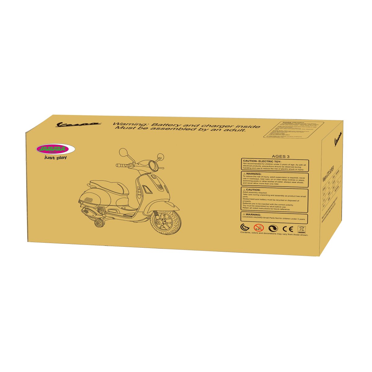 Kinderfahrzeug Vespa GTS 125 rot