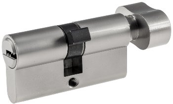 Schließzylinder 60mm (30+30mm) mit Knauf, Profil-Zylinder, 5 Sicherheits-Schlüssel