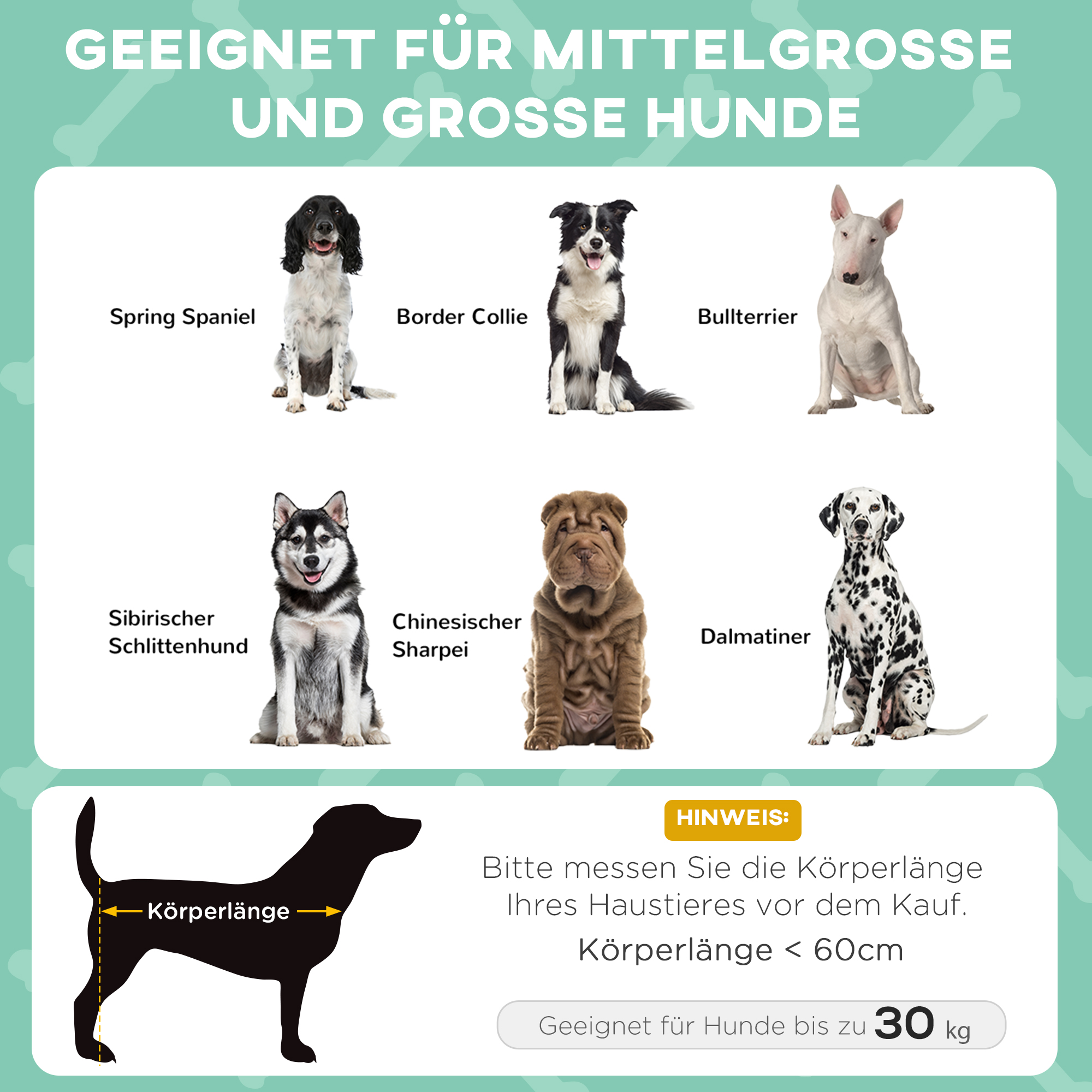 Hundebett mit Dach, atmungsaktiv, wasserabweisend, bis 30 kg, 91 x 76 x 89 cm, Hellgrau