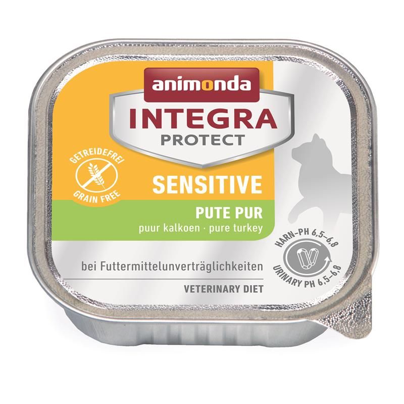 Animonda Cat Schale Integra Protect Sensitiv mit Pute pur 100g