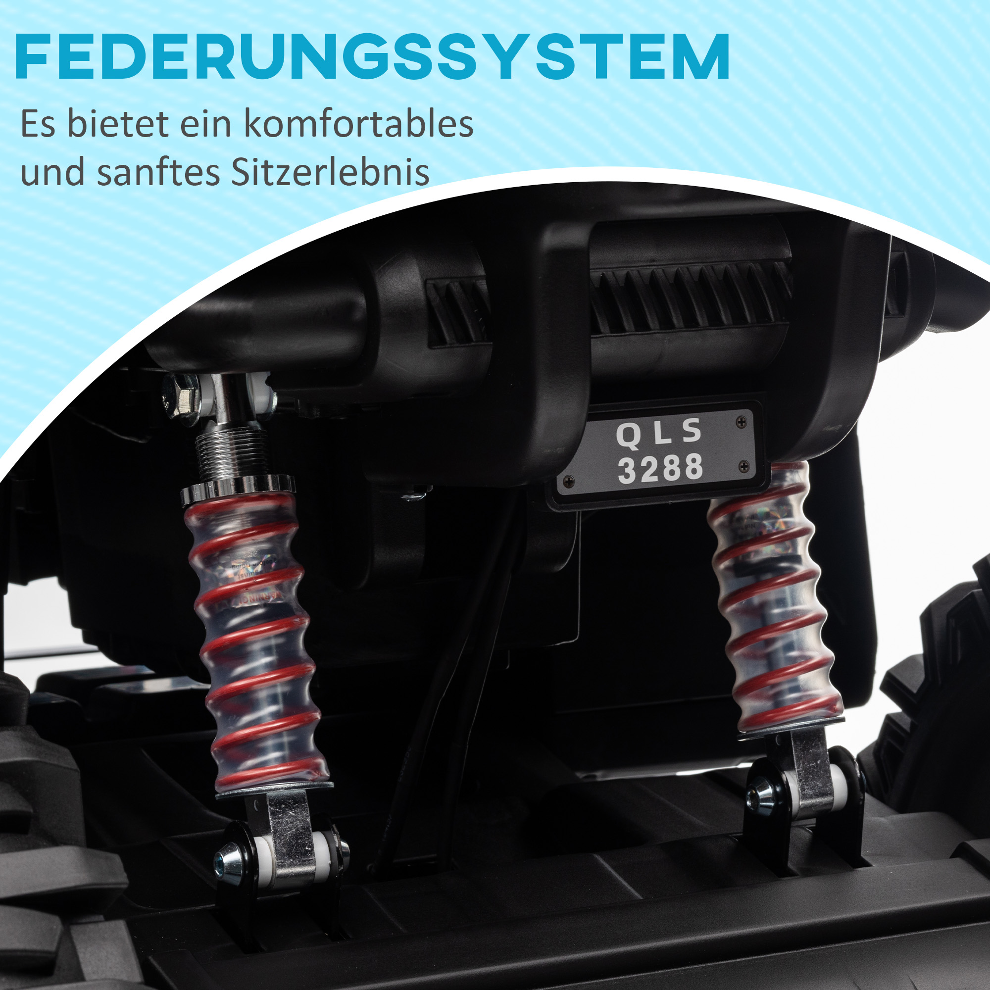 12V Kinderfahrzeug mit Vorwärts-, Rückwärtsfunktion, MP3-Musikplayer, Scheinwerfer, 3-8 km/h, 3-5 Jahre, Orange