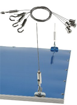 Seil-Befestigungs-Set "CTP-62", für Abhängen von der Decke Seil-Befestigungs-Set "CTP-62", für Abhängen von der Decke