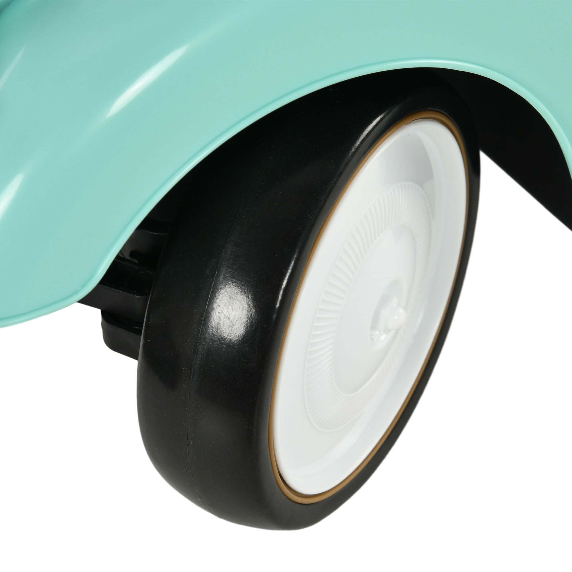 Kinder Rutschauto, Vintage-Design, versteckter Stauraum, Kippschutz, Hupe, 12-36 Monate, Grün